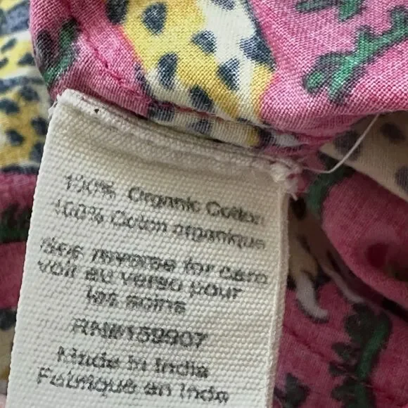 PrintFresh Bagheera Pajama Pants XXS Tobacco Hot Pink Organic Cotton - Picture 3 of 11